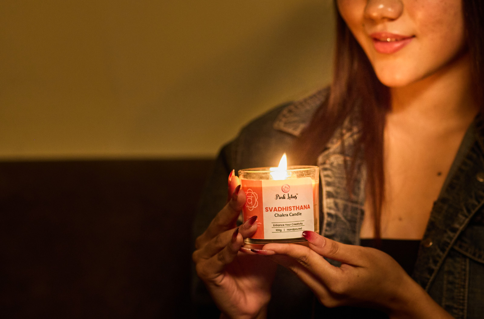 Svadhishthana (Sacral Chakra) candle