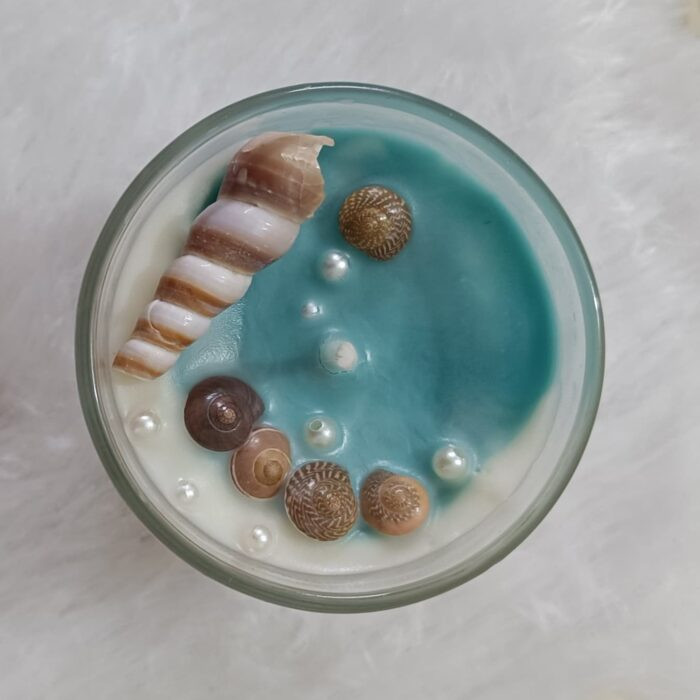 Beach Theme Ocean Breeze Scented Candle